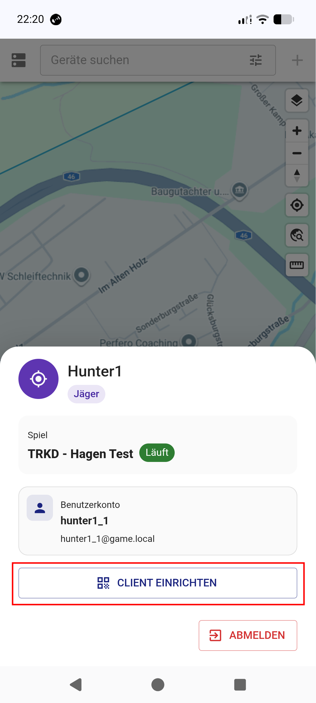 Traccar Manager - Client einrichten